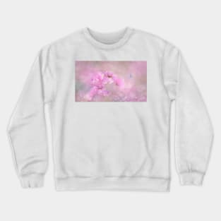 Pink soft flowers Crewneck Sweatshirt